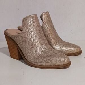 Chinese Laundry Springfield snake print mule sz 6.5